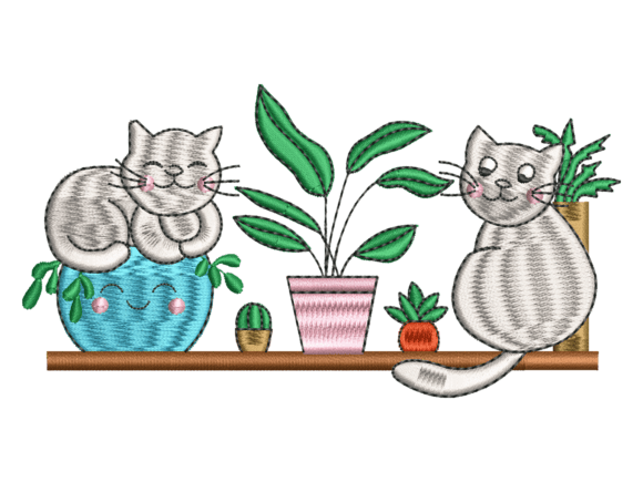 Cute Cats and Plants Embroidery: A Designer’s Review