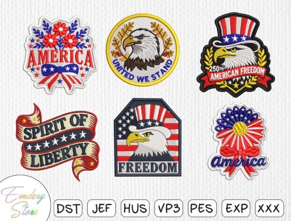 Mega Patriotic USA Patch Set: A Designer’s Review