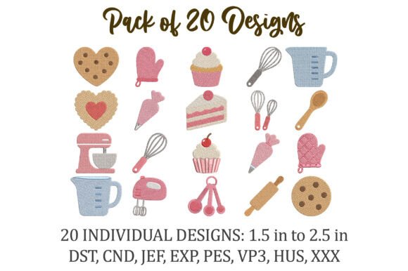 Mini Baking Embroidery Bundle Review