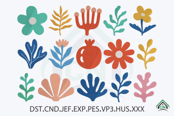 Review: Abstract Floral Embroidery Bundle for Craft Fairs