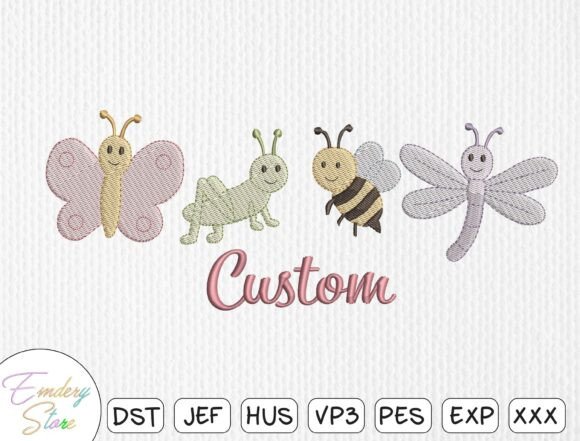 Review: Customizable Spring Insects Embroidery for Makers