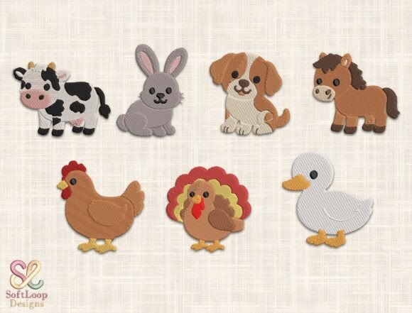 Review: Cute Farm Animals Embroidery Bundle