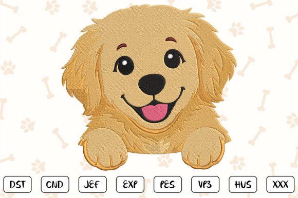 Review: Golden Retriever Embroidery Design for Real Projects