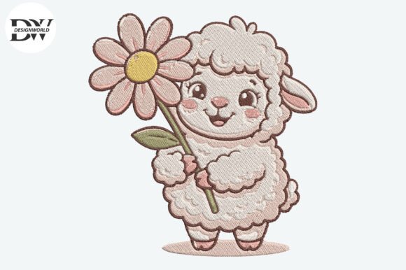 Review: Lamb Daisy Flower Embroidery Design for Craft Fairs