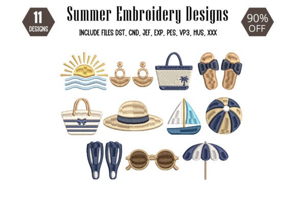 Review: Nautical Summer Mini Embroidery Set for Apparel