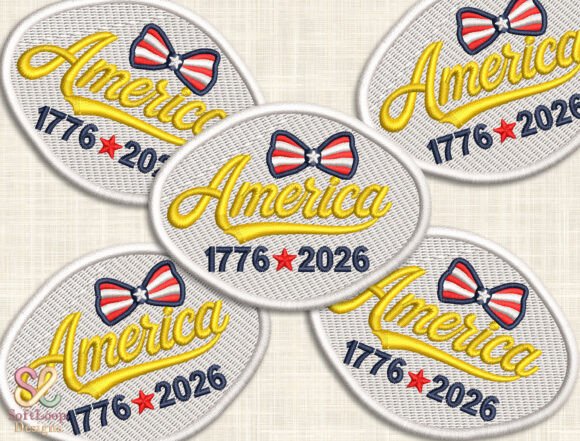 Review: Patriotic USA Patch Embroidery Design