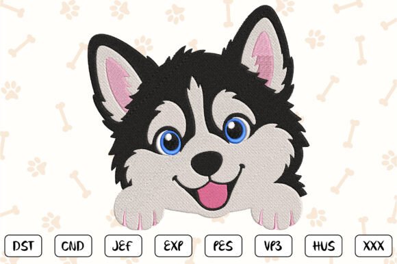 Review: Siberian Husky Embroidery Design for Boutiques