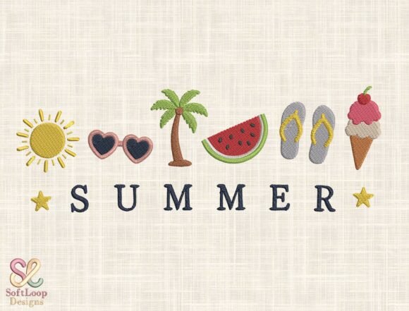 Review: Vibrant Summer Vacation Embroidery File