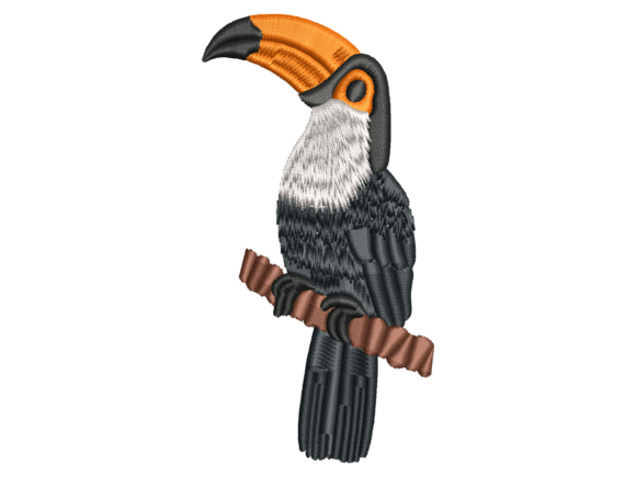 Reviewing Exotic Toucan Bird Embroidery for Merch