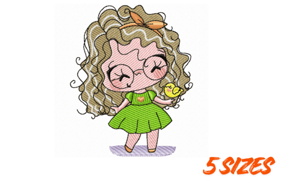Reviewing the Curly Girl Embroidery Design Set