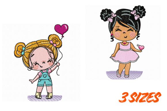 Reviewing the Cute Girls Embroidery Design Pack