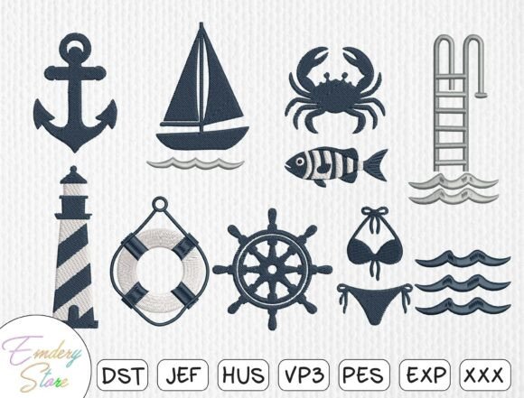 Reviewing the Nautical Embroidery Patch Set for Real Projects