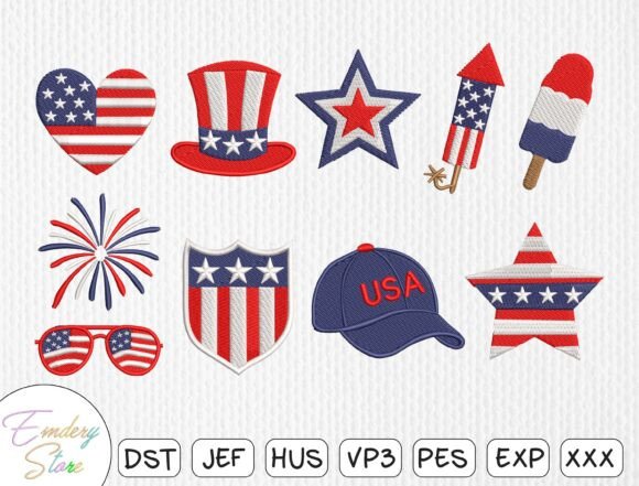 Reviewing the Patriotic Symbols Embroidery Design Set