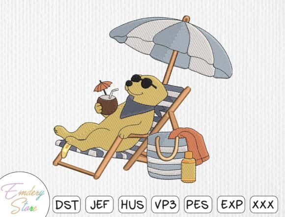 Reviewing the Summer Vacation Embroidery Design