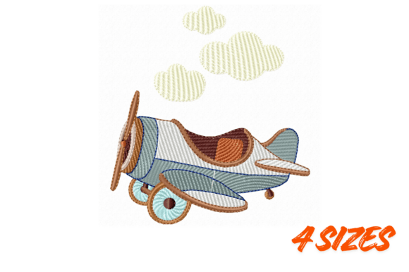 Reviewing the Vintage Airplane Embroidery Design