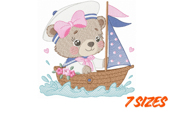 Sailor Teddy Bear Embroidery Design Review