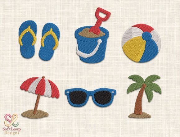 Summer Beach Embroidery Design Bundle Review